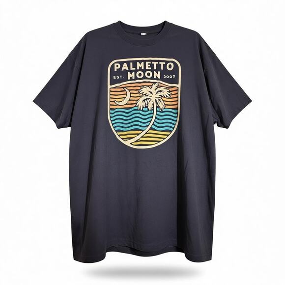 Palmetto Moon T-Shirt – Men’s XL – Graphic Beach Logo – Short Sleeve – Blue - Picture 3 of 8